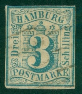 HAMBURG-GERMANY 4 USED (RL) 3772 CV $125.00 BIN $50.00