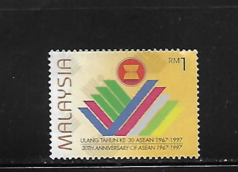 MALAYSIA,631, MINT NEVER HINGED, ASEAN 30TH ANNIV.