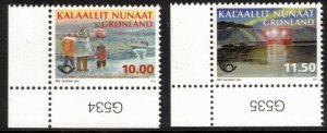 GREENLAND 2014 Maritime Heritage; Scott 670-71; MNH