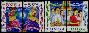 Tonga 1009-12 MNH Christmas, Angel, Children