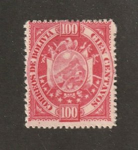 Bolivia stamp #46, MH, 1894,   CV $40.00