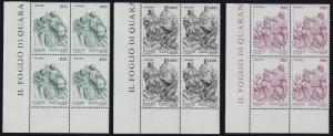 Vatican 715-7 BL Block MNH Art, 400th Anniv of Gregorian Calendar