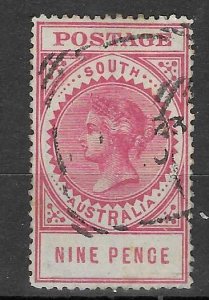 Australian States-South Australia #139 9p  Queen Victoria (U)  CV $4.50