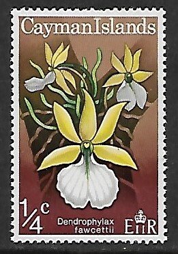 Cayman Islands # 287 - Dendrophylax Orchid - MNH.....{KBl4}