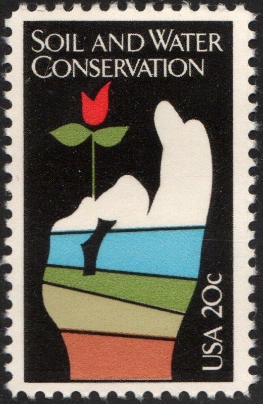 SC#2074 20¢ Soil and Water Conservation Single (1984) MNH