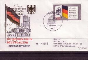 German FDC Sc.# 1577 40 Yrs of the FRG L714