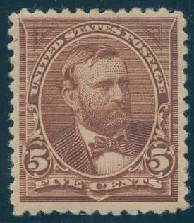 US Scott #255 Mint, FVF, HR