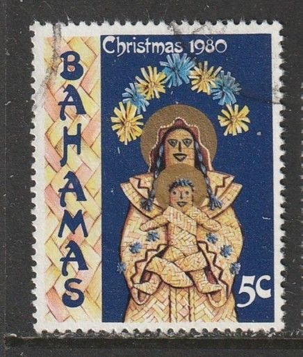 1980 Bahamas - Sc 480 - used VF - 1 single - Christmas