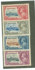 Basutoland #11-14 Unused Single (Complete Set) (Jubilee) (King)