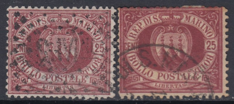 SAN MARINO - Sassone n. 5+ 5a cv 290$ used