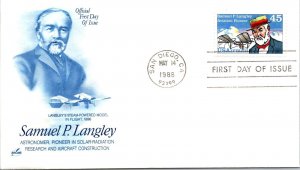 FDC 1988 SC #C118 Artcraft Cachet - San Diego CA - Single - J2959