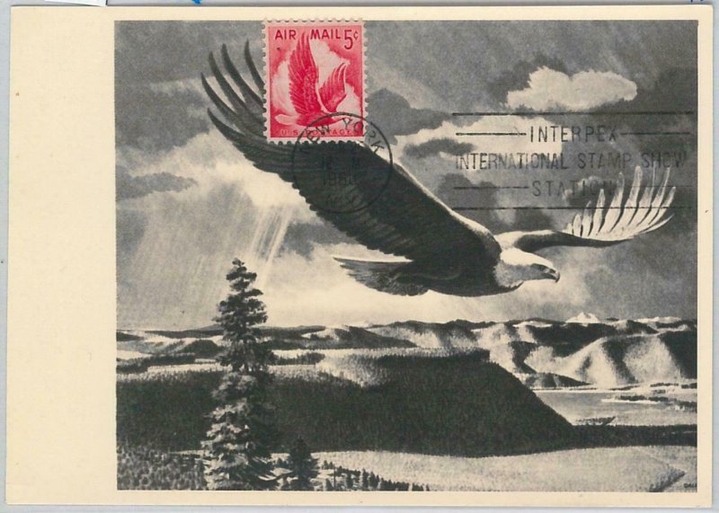 52732 - USA: United States - MAXIMUM CARD - ANIMALS: BIRDS EAGLE 1966-