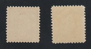 #503, #513   4c Wash, 13c Franklin  BOTH NINT OGNH⭐⭐⭐⭐⭐