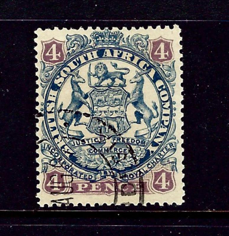 Rhodesia 30 Used 1896 issue