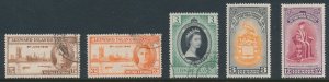 Leeward Islands 1946-53 SG 115, 116, 123-125 Mint Hinged & Used