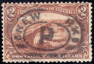 US Stamp Scott #293 USED SCV $1050