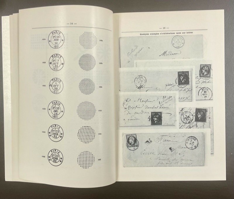 Catalogue of Obliterations, post marks, cancels, France 1849-1876  12th edition 