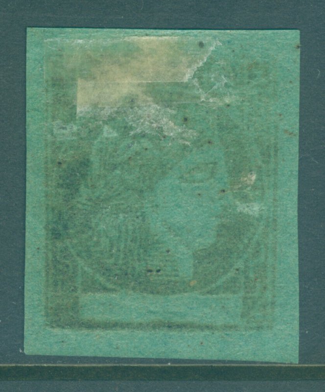 ARGENTINA 1864  CORRIENTES - Ceres - (3c) black, blue green  Scott # 4a mint MH 