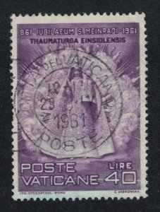 Vatican 11th Death Centenary of St Meinrad 3v 1961 MNH SC#299 SG#341