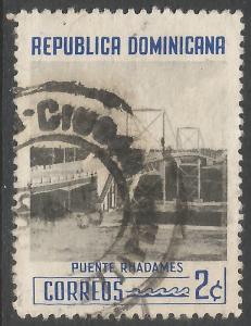 DOMINICAN REPUBLIC 519 VFU BRIDGE 401F-3