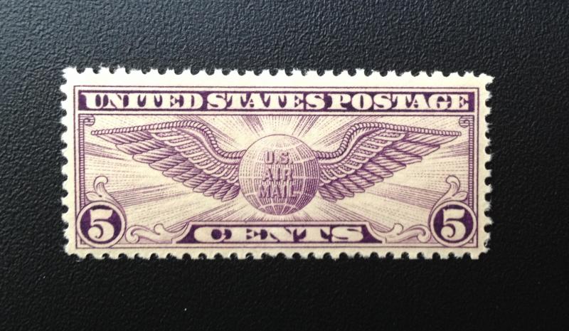 Scott #C12 Winged Globe 5c, 1930, MINT, VF, NH, OG