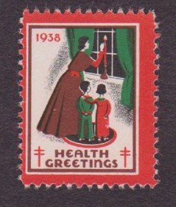 Christmas Seal from 1938 NG Single