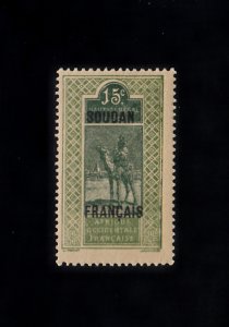 French Sudan Scott #28 MH Note