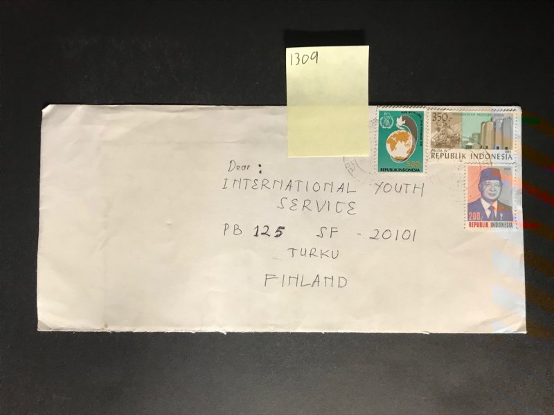 Indonesia #780//B242 Cover to Finland (1970-1999)