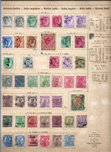 India  /  Ceylon / Philippines   old big  lot   used