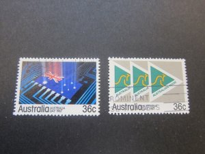 Australia 1987 Sc 1009-10 set FU