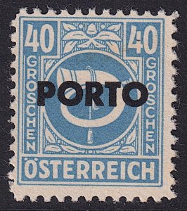 Austria - 1946 - Scott #J199 - MNH - Post Horn - overprint