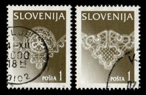 Slovenia #261-262 used