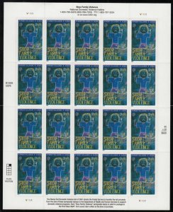 2003 Stop Family Violence Sc B3 semi-postal MNH sheet of 20 (37c + 8c)