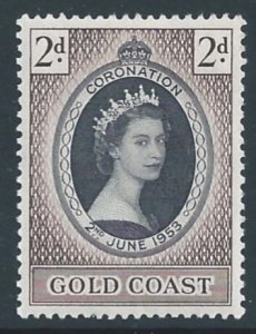Gold Coast #160 MH 1953 Coronation Issue