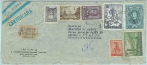 83757 - ARGENTINA - POSTAL HISTORY -  REGISTERED COVER  to ITALY 1960