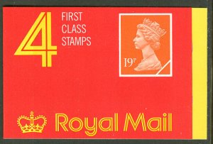 Great Britain # BK350  76p. Royal Mail  Booklet (1) Mint