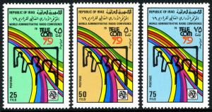 Iraq 945-947, MNH. 3rd World Telecommunications Exhibition. Telecom, 1979