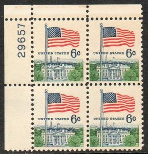 U.S. # 1338 Plate Block MNH/OG. 