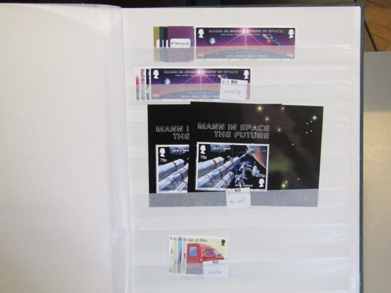 GREAT BRITAIN -  ISLE OF MAN 1973-2014 Unmounted mint stock arranged in - 44508