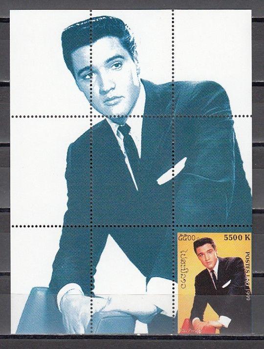 Laos, 1999 Cinderella issue. Elvis Presley s/sheet. ^