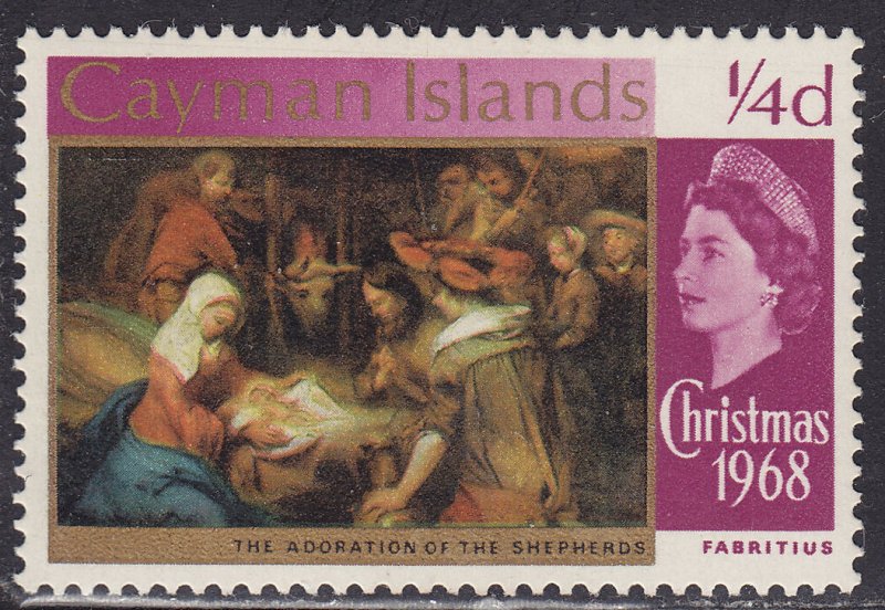 Cayman Islands 209 Christmas 1968