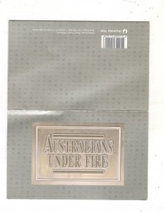 AUSTRALIA PRESENTATION PACKET MNH:  UNDER FIRE