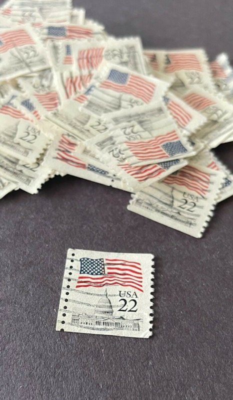 ~~VINTAGE TREASURES~~ (100% of sale donated to Unite Help Ukraine)-US flag Stamp