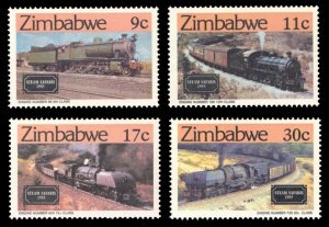 Zimbabwe 1985 Scott #487-490 Mint Never Hinged