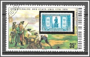 Upper Volta #352 Stamps On Stamps CTO