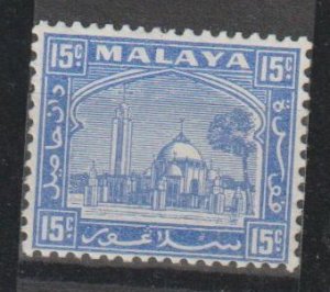 Malaya Selangor SC 52A Mint Never Hinged