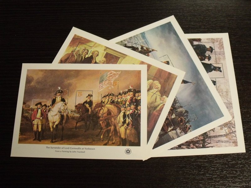 Williams Stamps - USA Souvenir Sheets - Bicentennial Anniversary of Independence