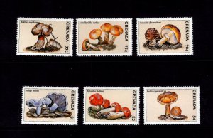 Grenada  #2701-06 (1997 Mushrooms set) VFMNH CV $8.75