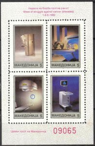 Macedonia Postal Tax Stamps 1992 Red Cross S/S MNH**