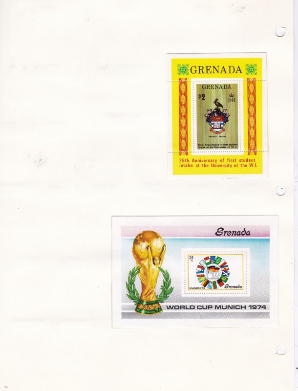 Grenada Stamp Collection    ......see details below